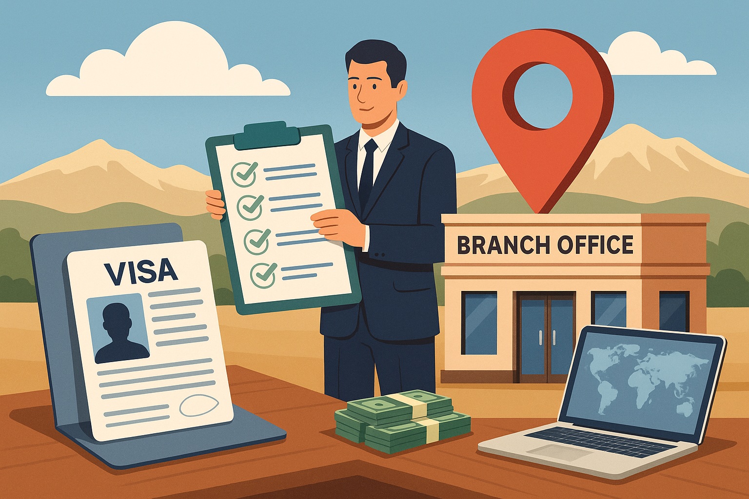 Открыть филиал или представительство в Кыргызстане в 2026 году удаленно