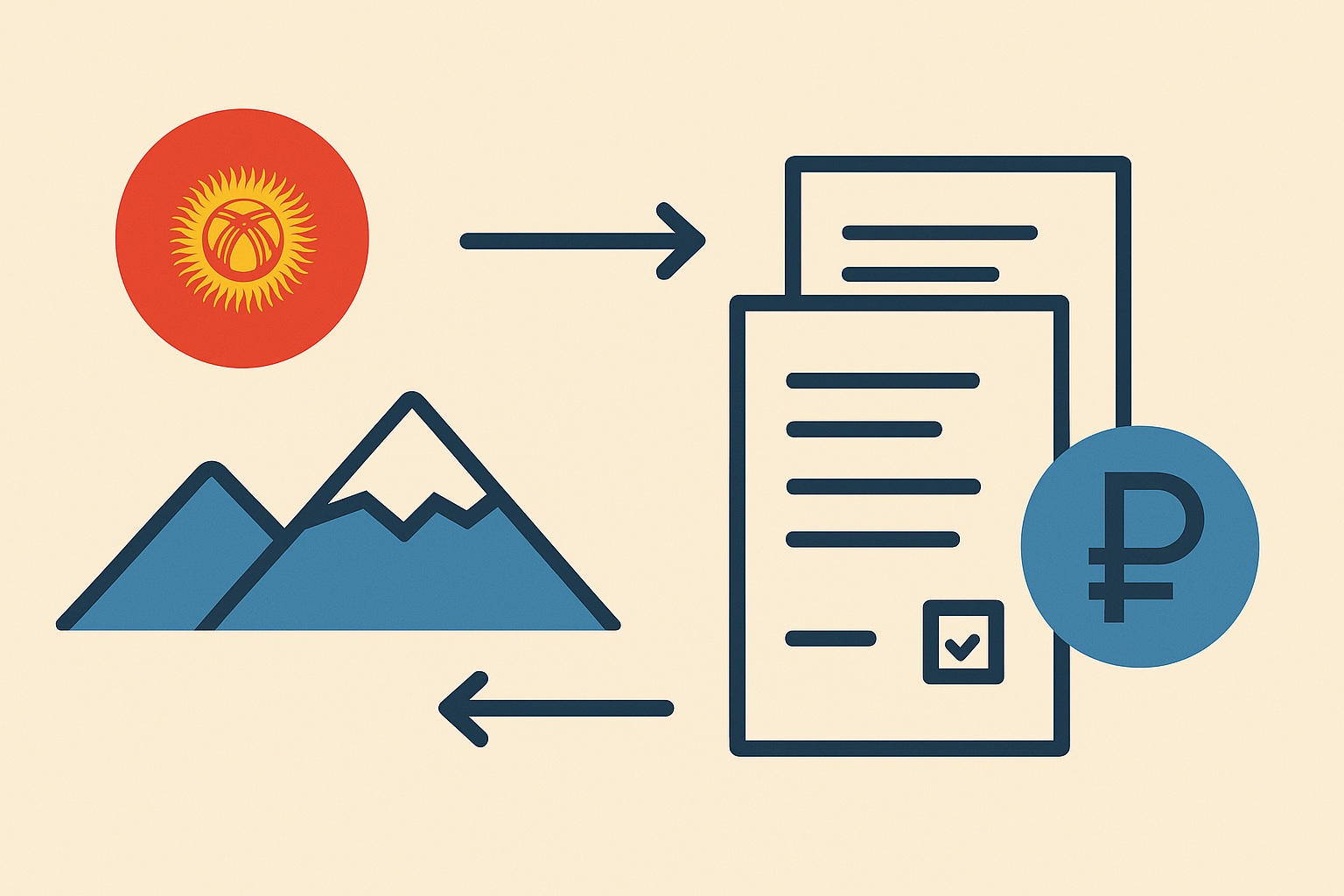 ИП в Кыргызстане – налоги в РФ: как устроена связка в 2025 году