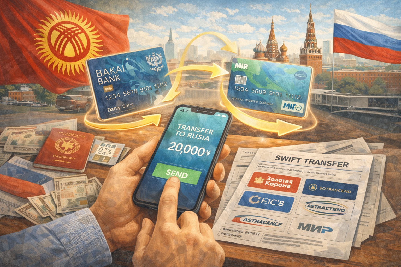 Денежные переводы из Кыргызстана в РФ в 2026 году: все рабочие способы, комиссии и риски блокировок