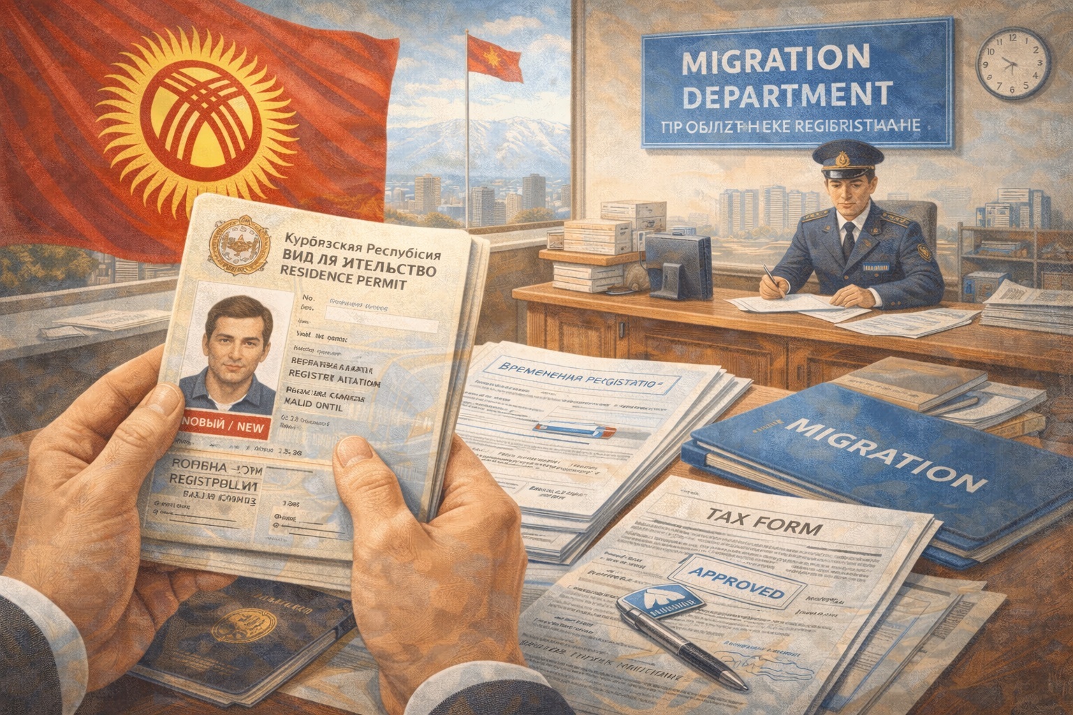 Продление ВНЖ в Кыргызстане в 2026 году: процедура, документы и практические нюансы
