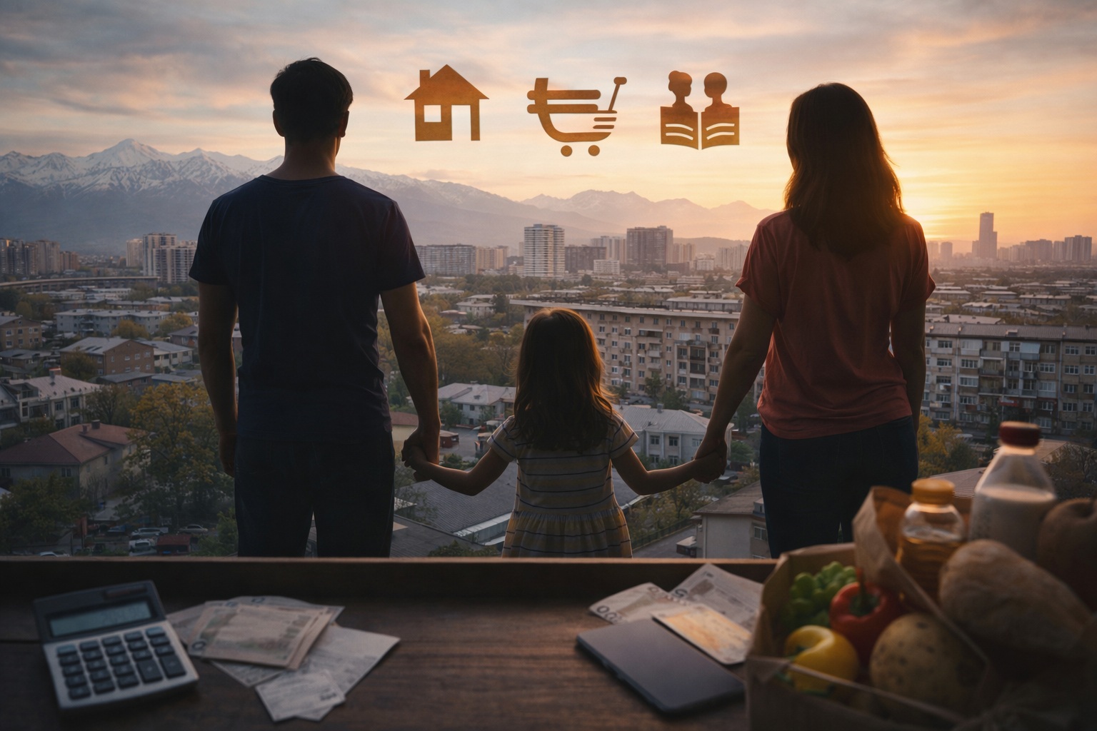 Стоимость содержания семьи из 3-х человек в Бишкеке в 2026 году