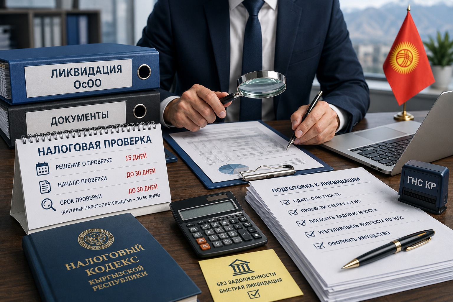 Налоговая проверка при ликвидации ОсОО в Кыргызстане: как подготовиться и избежать проблем в 2026 году